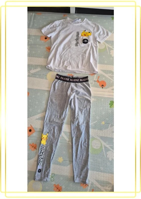 Ensemble legging teeshirt fille Pokemon